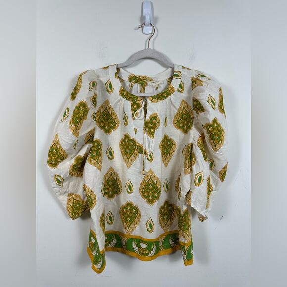 NWT Haute Hippie Linen Blend Short Sleeve and Wide Leg Set Size Large - Picture 1 of 16